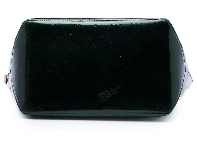 Borsa Louis Vuitton Monogram Vernis Bellevue GM Verde - vista 3