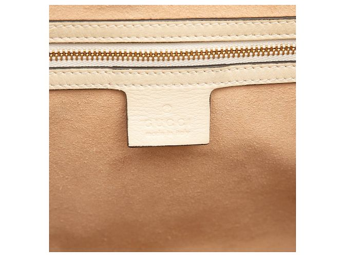 Padlock Borsa Tote Gucci Medium GG Supreme con Lucchetto Beige - vista 5