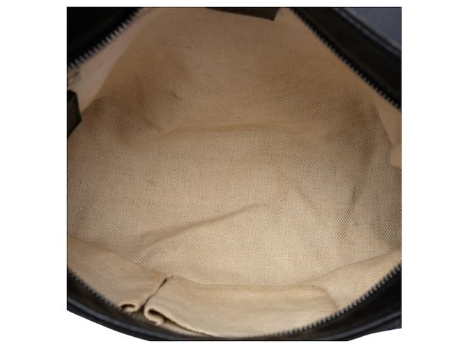 Borsa a tracolla Gucci GG Canvas Web nera Nero - vista 4