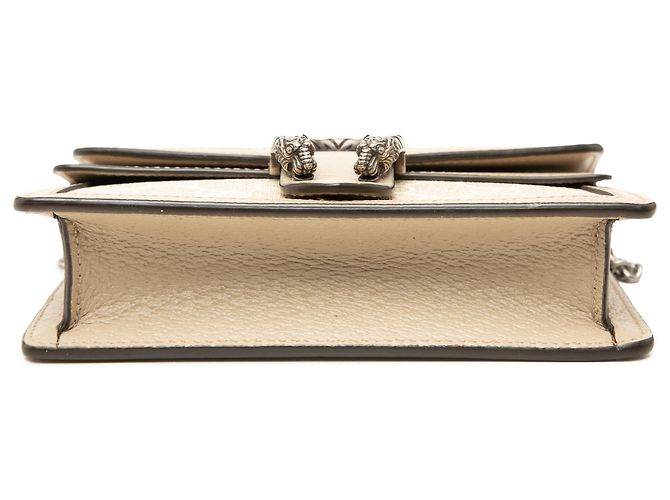 Borsa a Tracolla Gucci Mini GG Supreme Dionysus Beige - vista 3
