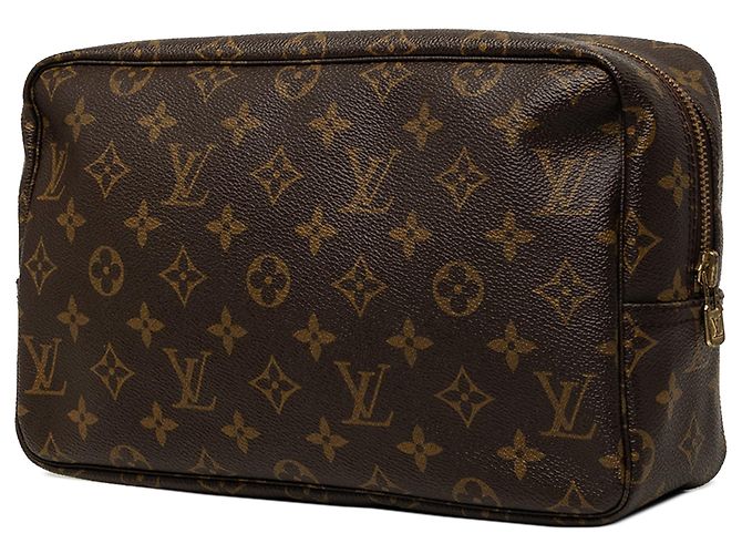 Borsa a Clutch Louis Vuitton Monogram Trousse Toilette 28 Marrone - vista 2