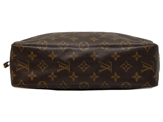 Borsa a Clutch Louis Vuitton Monogram Trousse Toilette 28 Marrone - vista 3