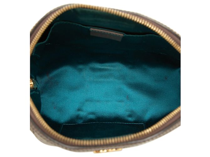Borsa a tracolla Gucci Small GG Supreme Web Ophidia Dome Beige - vista 4