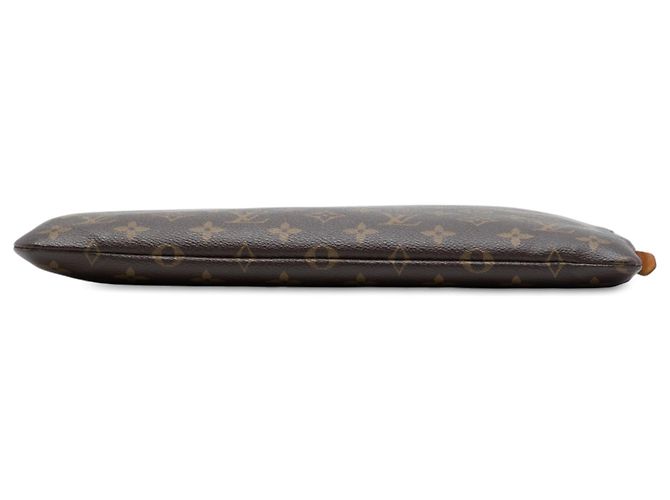 Borsa a Clutch Louis Vuitton Monogram Etui Voyage MM Marrone - vista 3