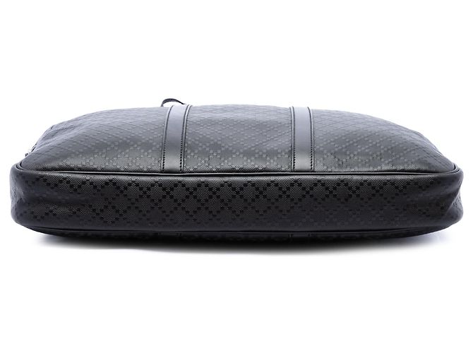 Borsa business Gucci Diamante in vitello nero - vista 3