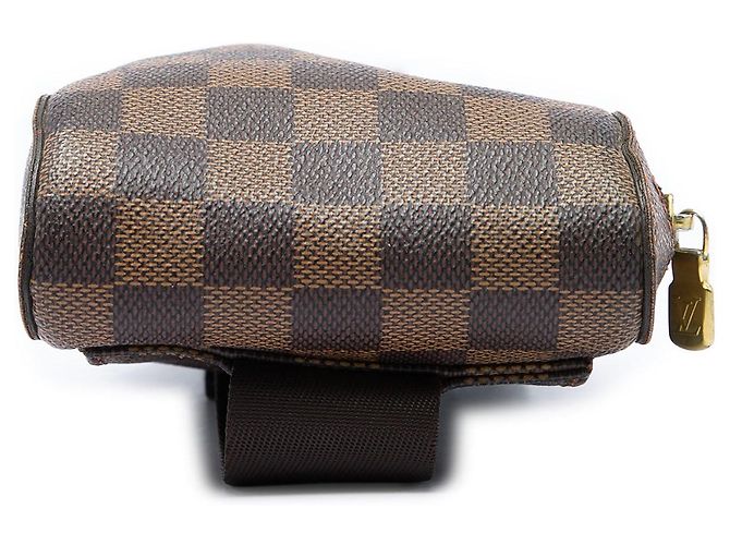Borsa a tracolla Louis Vuitton Damier Ebene Geronimos Marrone - vista 3