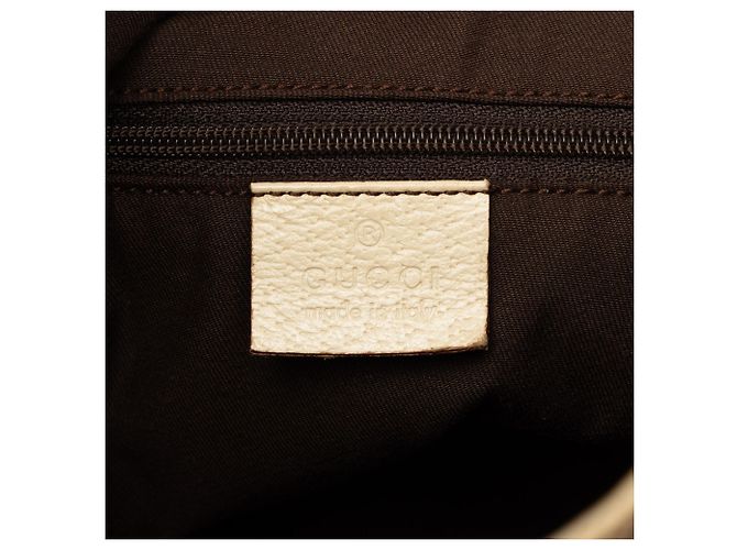 Bolsa de Ombro Gucci GG Canvas Eclipse Bege - vista 5