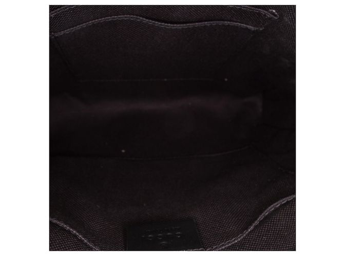 Bolsa Messenger Gucci Small GG Supreme Web Preta Preto - vista 4
