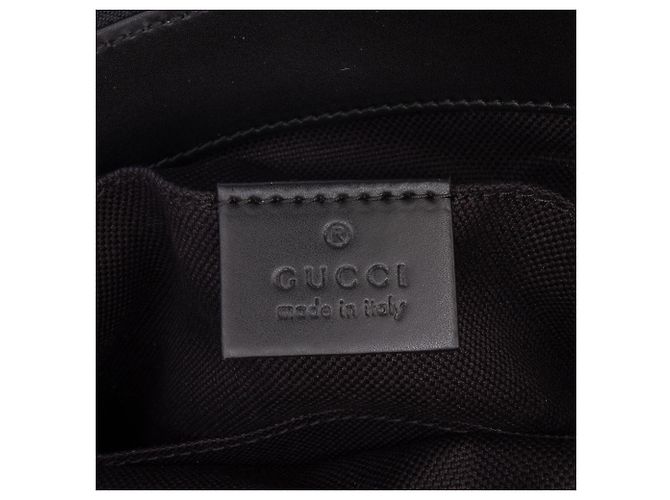 Bolsa Messenger Gucci Small GG Supreme Web Preta Preto - vista 5