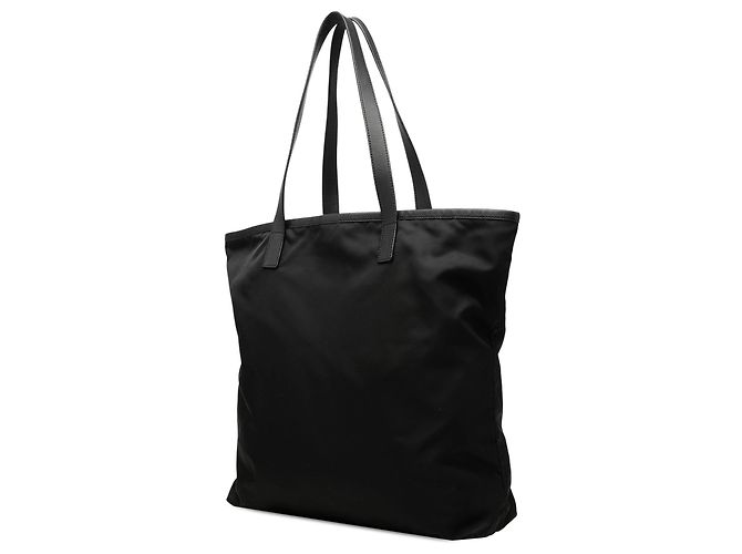 Borsa Tote Prada Tessuto nera Nero - vista 2