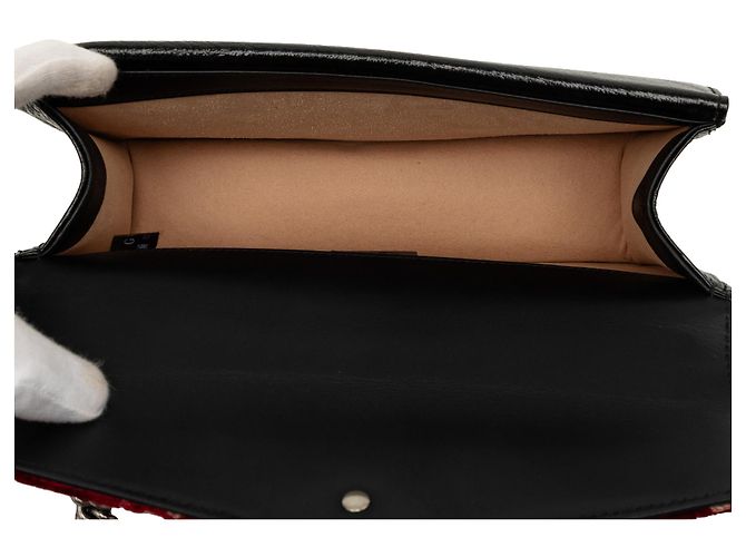 Borsa a tracolla Dionysus in velluto GG Medium rossa Gucci Rosso - vista 4
