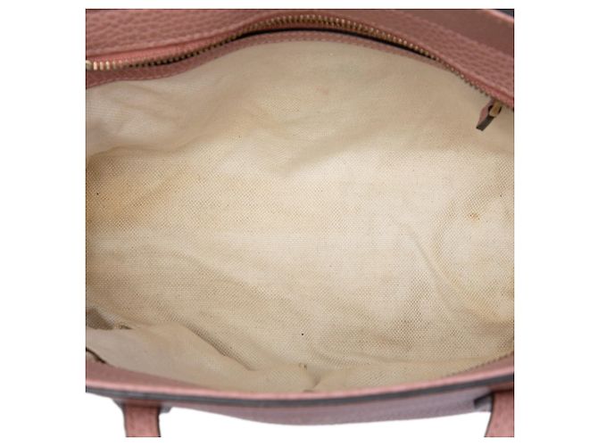Mini Bolsa Swing Gucci em couro de bezerro rosa - vista 4