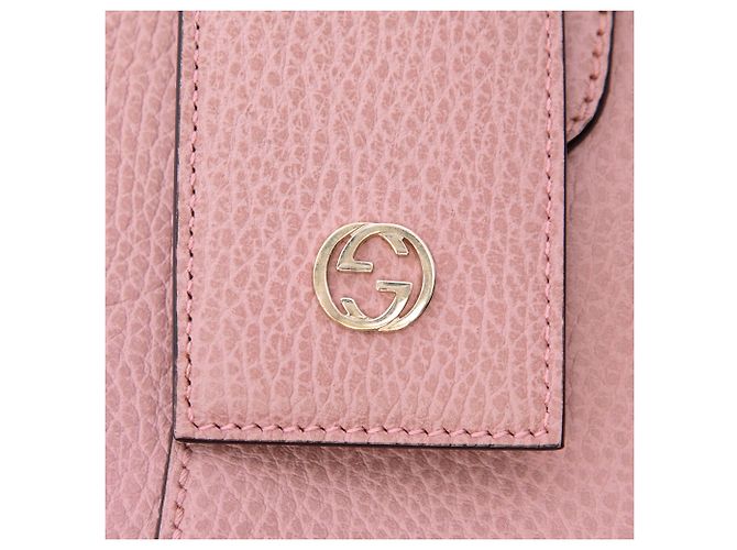 Mini Bolsa Swing Gucci em couro de bezerro rosa - vista 5