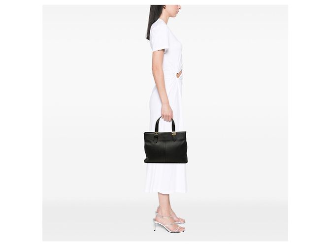 Tote Burberry in pelle nera Nero - vista 6