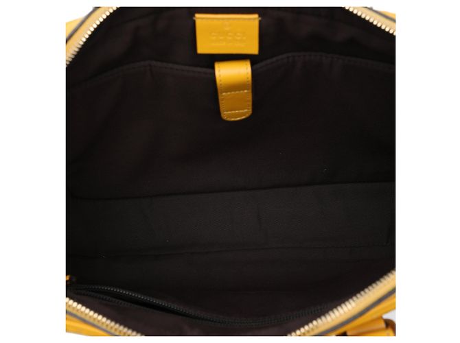 Borsa Business Bright Gucci Medium in vitello Diamante gialla Giallo - vista 4