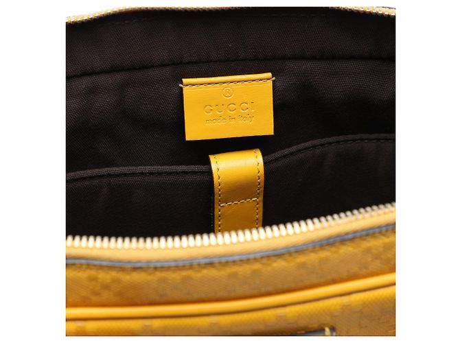 Borsa Business Bright Gucci Medium in vitello Diamante gialla Giallo - vista 5