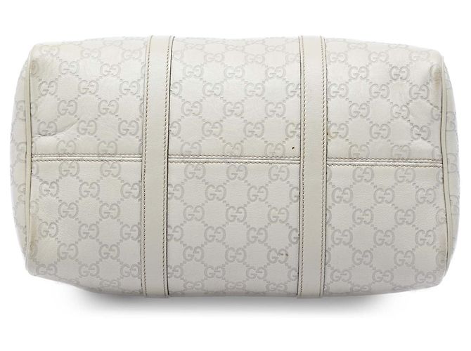 Borsa Boston Gucci Joy Guccissima Medium Bianca Bianco - vista 3