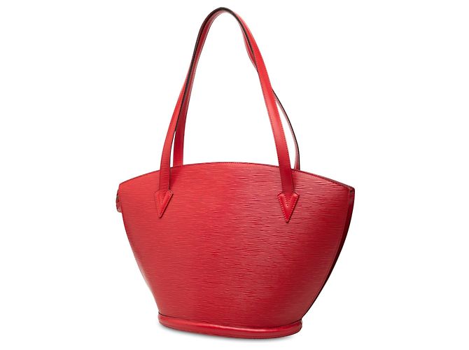 Borsa a tracolla Louis Vuitton Epi Saint Jacques GM rossa con tracolla lunga Rosso - vista 2