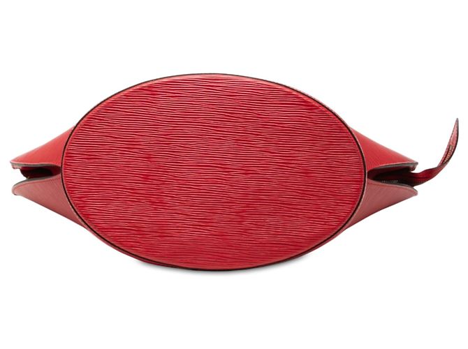 Borsa a tracolla Louis Vuitton Epi Saint Jacques GM rossa con tracolla lunga Rosso - vista 3