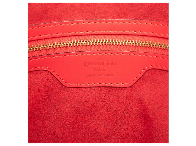 Borsa a tracolla Louis Vuitton Epi Saint Jacques GM rossa con tracolla lunga Rosso - vista 5