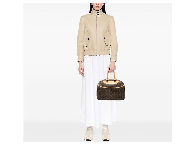 Borsa a mano Louis Vuitton Monogram Deauville Marrone - vista 6