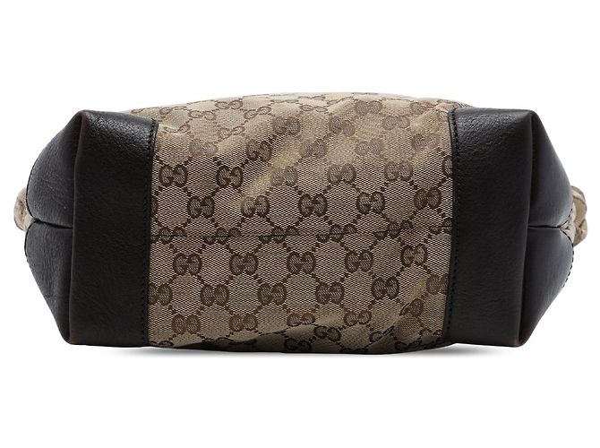 Borsa Tote Gucci GG Canvas GG Charm Beige - vista 3
