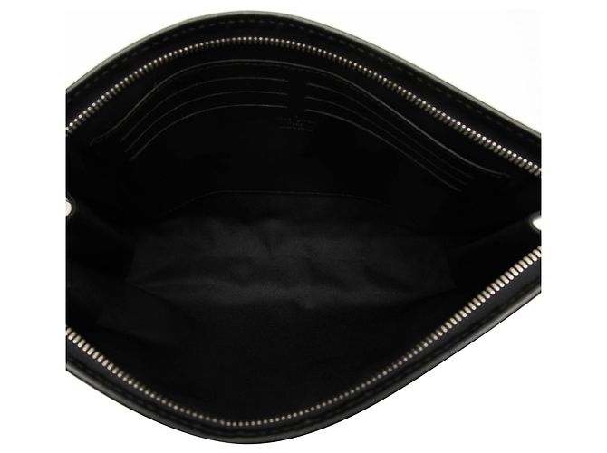 Borsa a pochette Louis Vuitton Damier Graphite Pochette Voyage MM nera Nero - vista 4