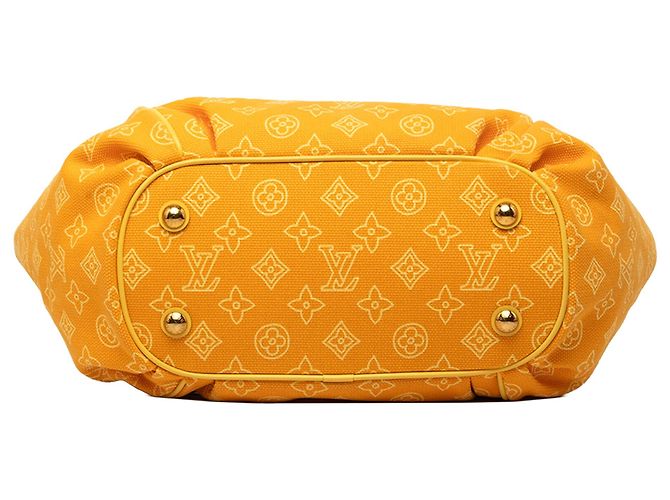 Saco Tote Louis Vuitton Monogram Cabas Ipanema PM Amarelo - vista 3