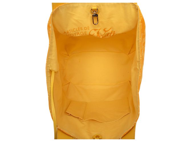 Saco Tote Louis Vuitton Monogram Cabas Ipanema PM Amarelo - vista 4