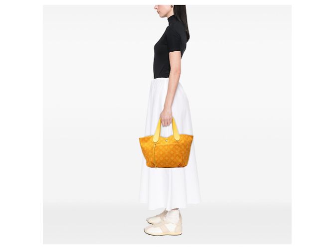 Saco Tote Louis Vuitton Monogram Cabas Ipanema PM Amarelo - vista 6
