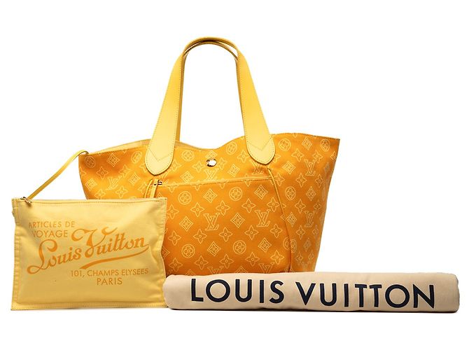 Saco Tote Louis Vuitton Monogram Cabas Ipanema PM Amarelo - vista 7