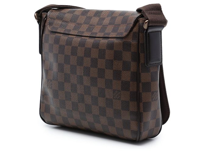 Borsa a tracolla Louis Vuitton District PM Damier Ebene Marrone - vista 2