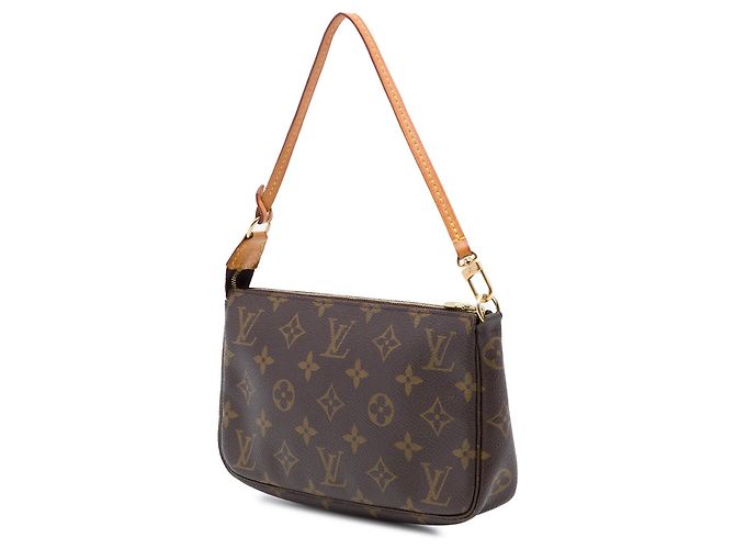 Borsa a tracolla Louis Vuitton Monogram Pochette Accessoires Marrone - vista 2