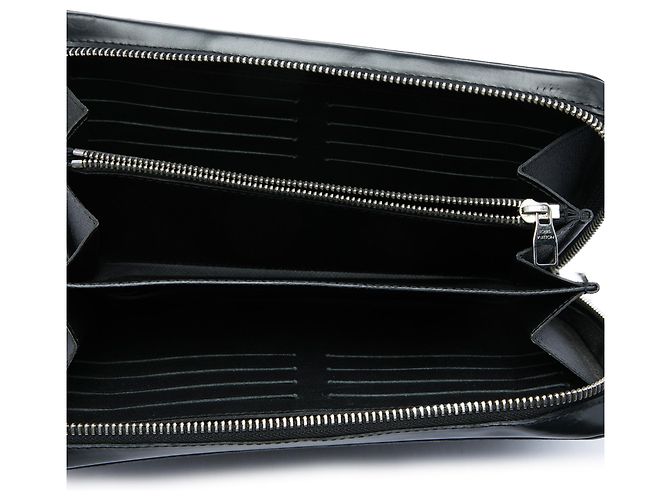 Portafoglio Lungo Louis Vuitton Damier Graphite Zippy XL Nero - vista 4