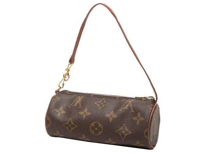 Louis Vuitton Monogram Papillon Pochette Handtasche Braun - Ansicht 2