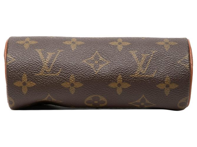 Louis Vuitton Monogram Papillon Pochette Handtasche Braun - Ansicht 3