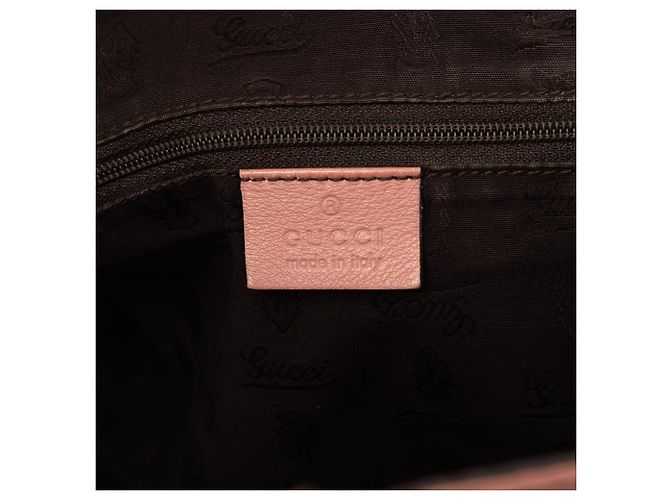 Borsa Tote Gucci Medium Guccissima Sukey Rosa - vista 5
