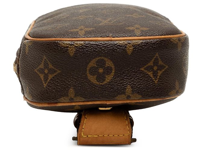Borsa a tracolla Louis Vuitton Monogram Pochette Gange Marrone - vista 3