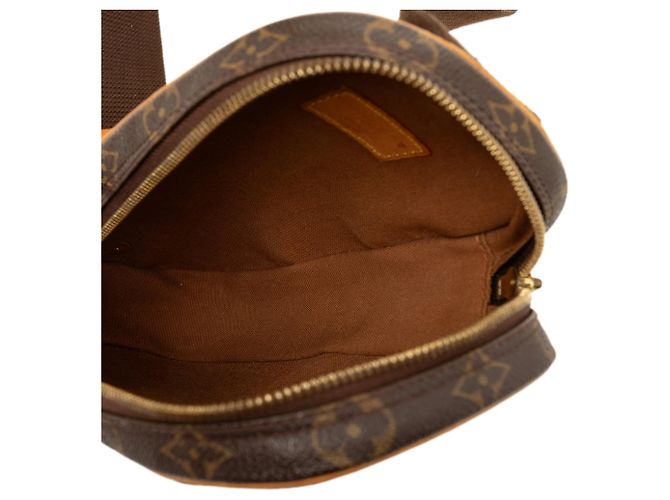 Borsa a tracolla Louis Vuitton Monogram Pochette Gange Marrone - vista 4