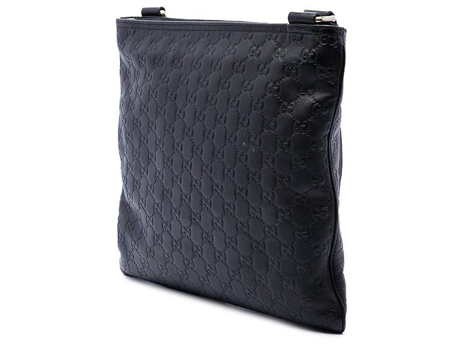 Borsa a tracolla Gucci Guccissima nera Nero - vista 2