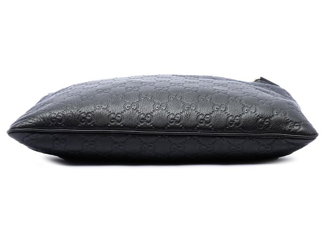 Borsa a tracolla Gucci Guccissima nera Nero - vista 3