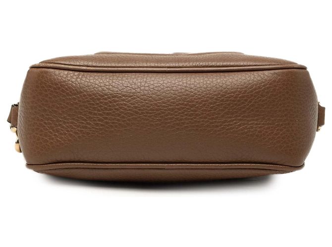 Borsa a tracolla Soho Disco Gucci in pelle di vitello marrone - vista 3