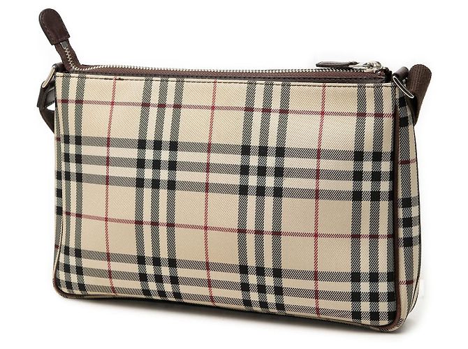 Borsa Crossbody Burberry House Check Canvas Beige - vista 2