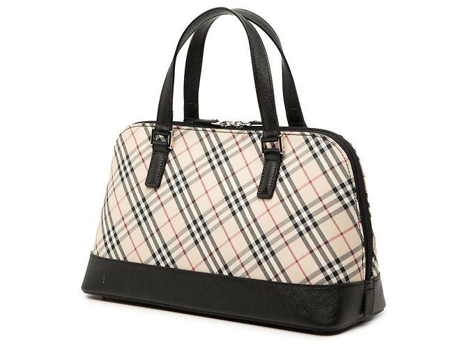 Bolsa Burberry Nova Check Canvas Bege - vista 2