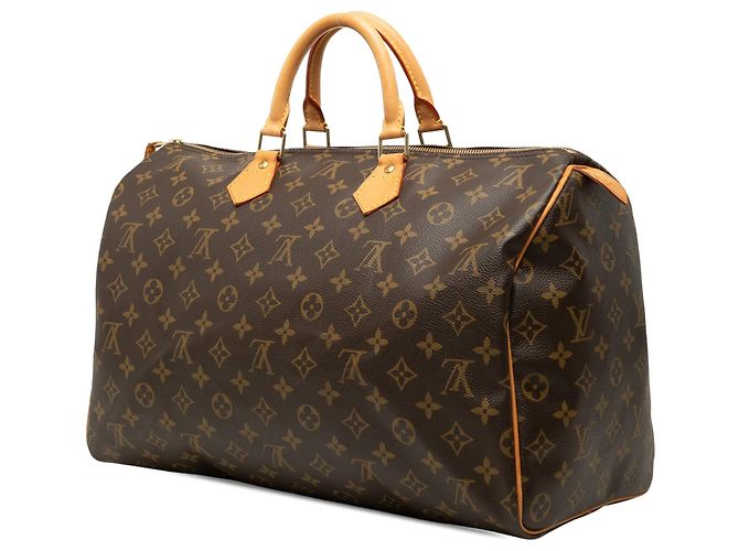 Borsa Boston Louis Vuitton Monogram Speedy 40 Marrone - vista 2