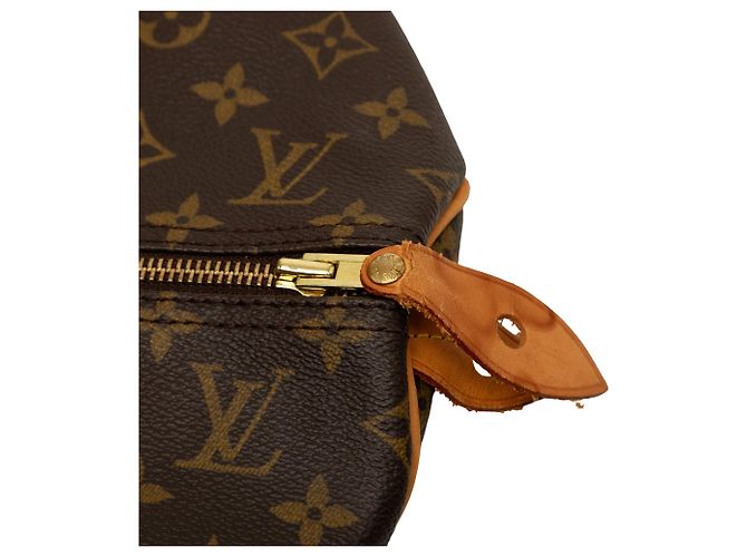 Borsa Boston Louis Vuitton Monogram Speedy 40 Marrone - vista 7