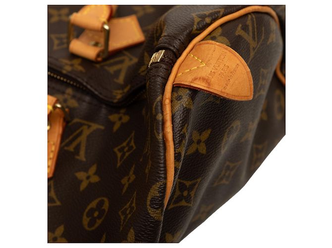 Borsa Boston Louis Vuitton Monogram Speedy 40 Marrone - vista 8