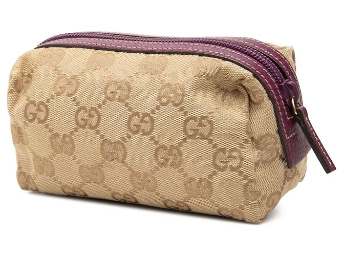 Bolsa de cosméticos Gucci GG Canvas Beige - vista 2
