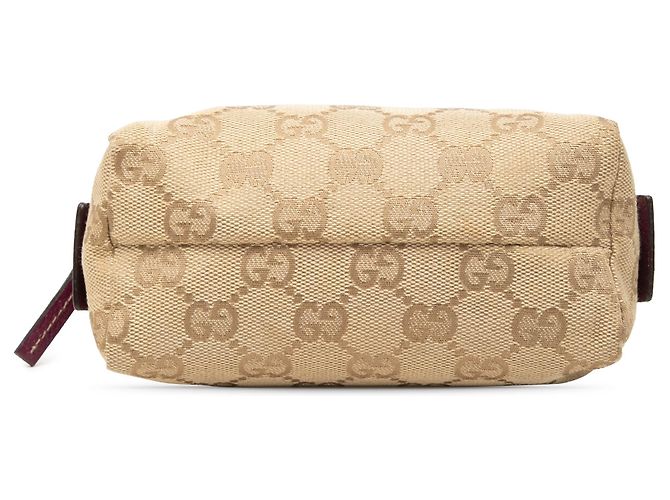 Bolsa de cosméticos Gucci GG Canvas Beige - vista 3