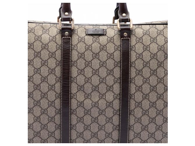 Borsa Business Gucci GG Supreme Beige - vista 6